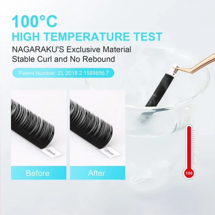 NAGARAKU B/C/D/DD Flat Ellipse Eyelashes Maquiagem Split Tips Ellipse Shaped Natural Light Magnetic Ellipse Lashes Flat Ellipse - Image 4