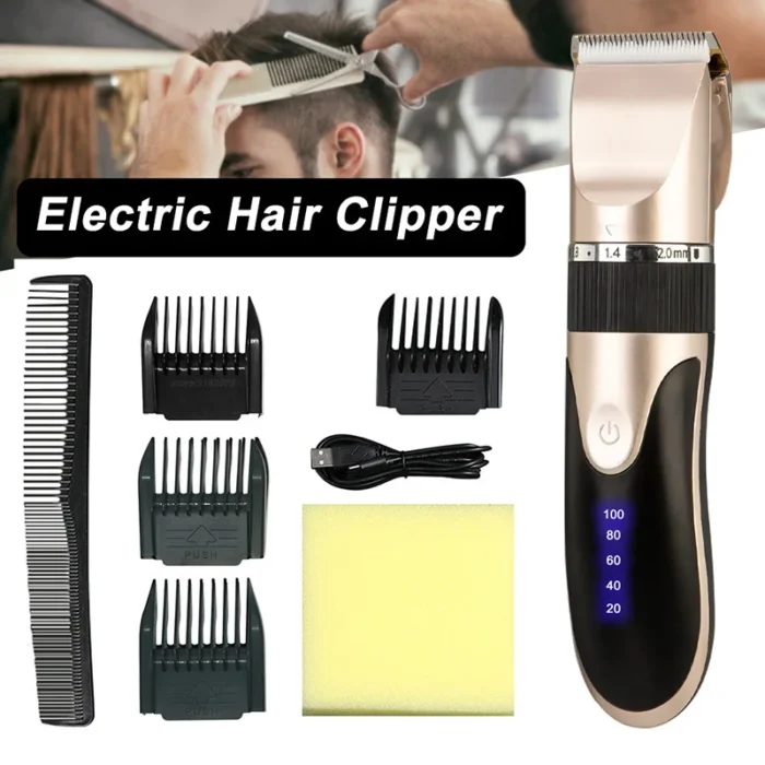 Hair Clipper for Men & Kids - Barber-Grade Beard Trimmer