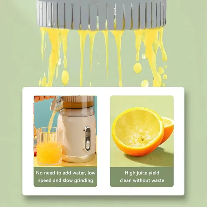 2025 Wireless Portable Electric Juicer 600ml USB Charge Fresh Juice Extractor Citrus Orange Squeezer Machine Smoothie Blender - Image 2