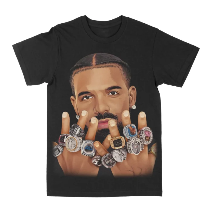 Drake Men's Clothing Cotton Men's T-shirts New in Tops and T-shirts T-shirt Man Designer Clothes Y2k Graphic Tees - Image 4