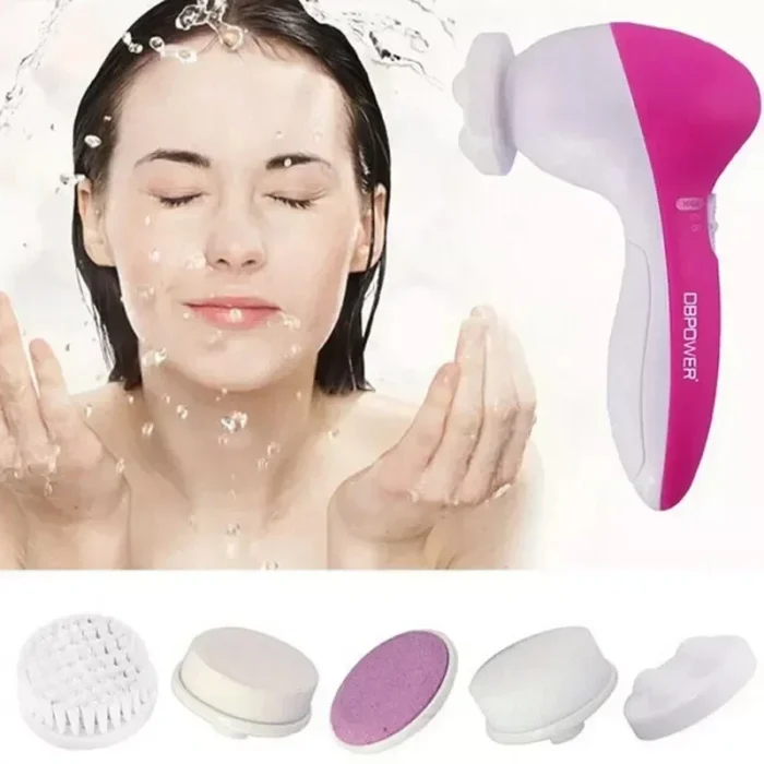 5 in 1 Facial Cleanser Pore Cleanser Face Massager Deep Electric Cleansing Brush Pore Cleaner Blackhead Remover Skin Beauty Care - Image 5