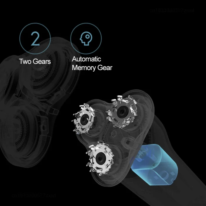 Xiaomi Mijia S500 Electric Shaver Dry Wet Shaving Triple Blade Trimmer - Image 4