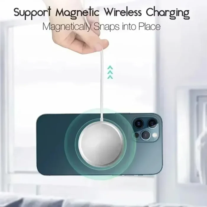 Magnetic Wireless Charger Fast Charging Pad Stand With Type C Cable - Image 3