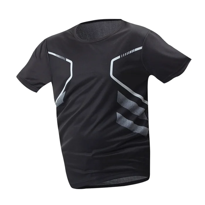 1/3/4 Pieces Summer Men's Printed Quick-drying Breathable Short-sleeved Plus Size Loose Sports - Image 2