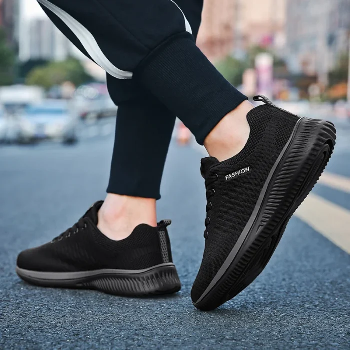 Mens Casual Sneakers Running Shoes Men Lace-up Lightweight Comfortable Breathable - Image 6