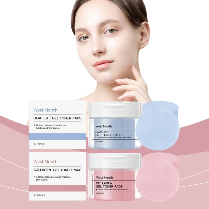 WEST MONTH Winter Collagen Gel Toner Pads Provide Deep Moisturizing - Image 5