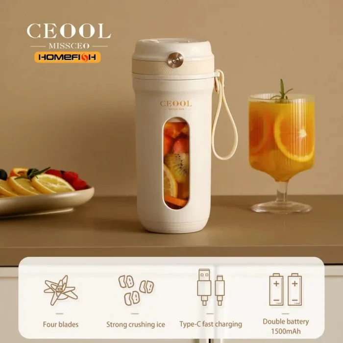Z30 USB Electric Portable Fruit Blender 350ML Charging Small Quality