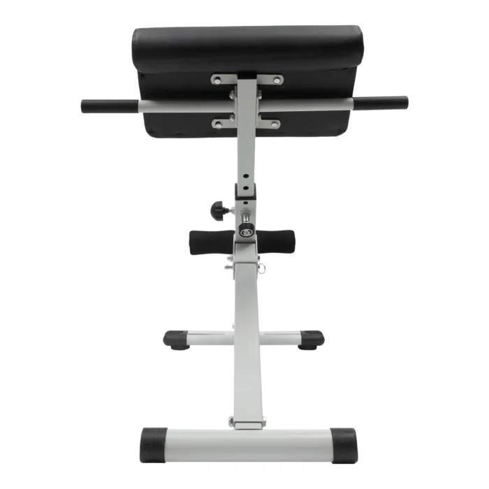 White Versatile Roman Stool Fitness Bench Adjustable Durable Steel & Foam - Image 5