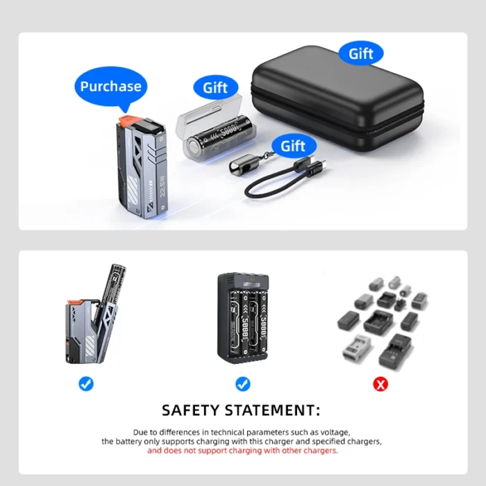 VYVYLABS Portable Power Bank 20000mAh 22.5W Fast Charging External Battery for iPhone Tablet - Image 5