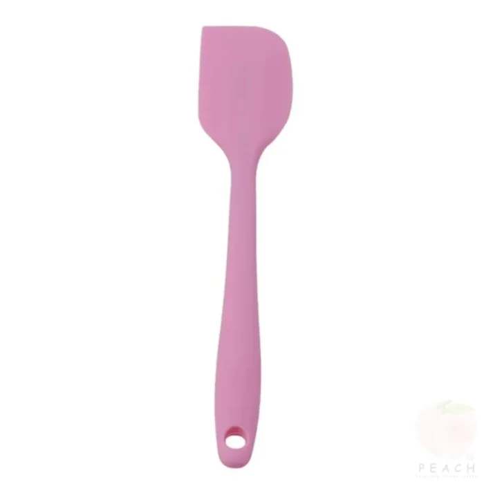 1PC Small Heat Resistant Integrate Handle Silicone Spooncolor Silicone Scraper Cake Cream Spatula Knife Kitchen Baking Tool - Image 5