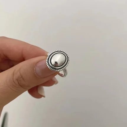 925 Sterling Silver Rings Couples Accessories INS Fashion