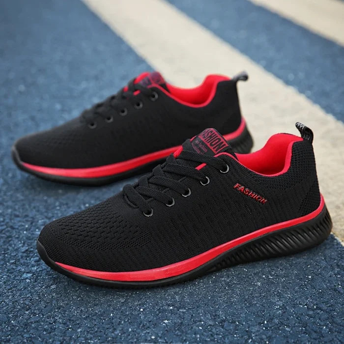 Mens Casual Sneakers Running Shoes Men Lace-up Lightweight Comfortable Breathable - Image 3