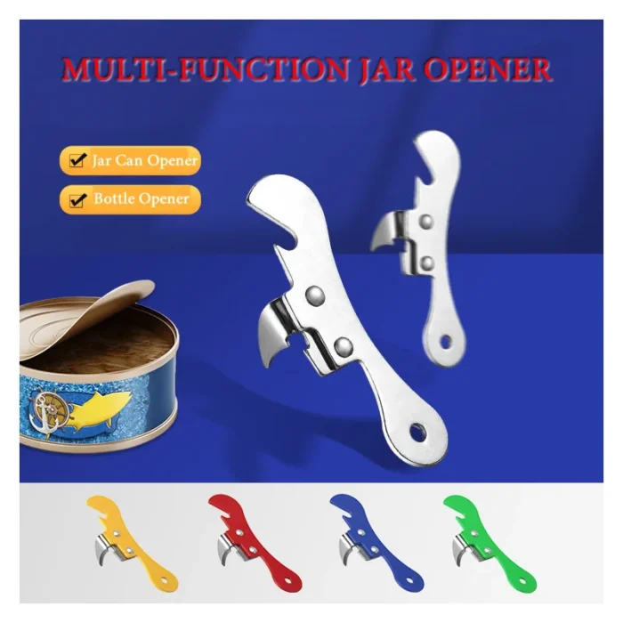 Portable Bottle Jar Opener 4 Colors Kitchen Gadget Portable Can Opener For Emergency Bottle Opener Party - Image 2