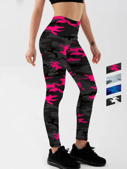 Fashion Women camouflage Leggings For Fitness High Waist Gym Legging