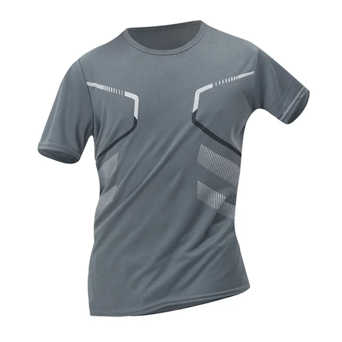 1/3/4 Pieces Summer Men's Printed Quick-drying Breathable Short-sleeved Plus Size Loose Sports - Image 3