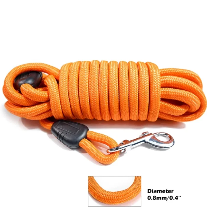 5M/10M/15M Long Rope Training Dog Leash- Heavy Duty Nylon
