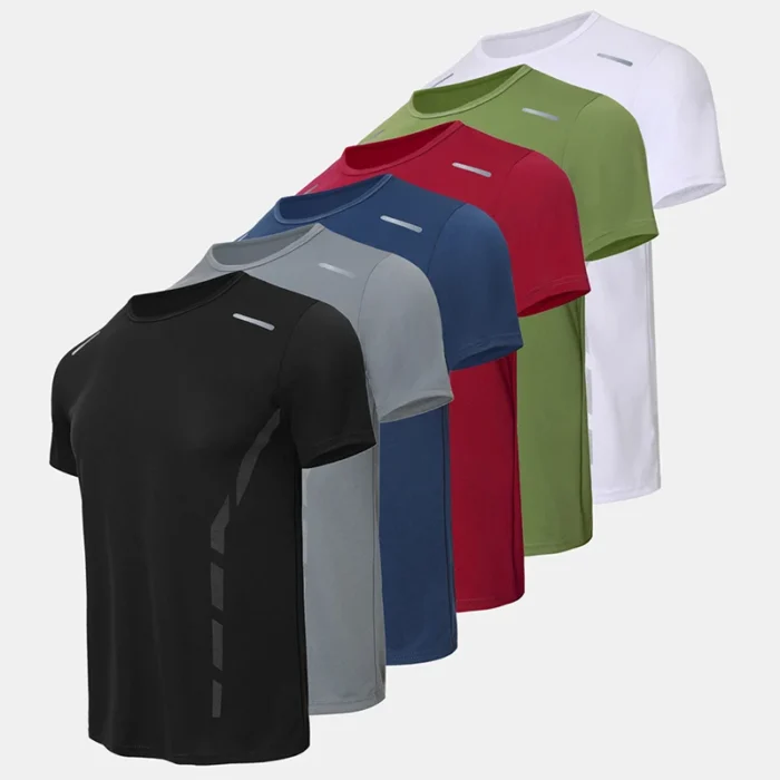 1/3/4 Pieces Summer Men's Printed Quick-drying Breathable Short-sleeved Plus Size Loose Sports - Image 6