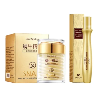 Skincare Set Snail Collagen Cream Anti Aging Whiten Skin Face Cream Fade