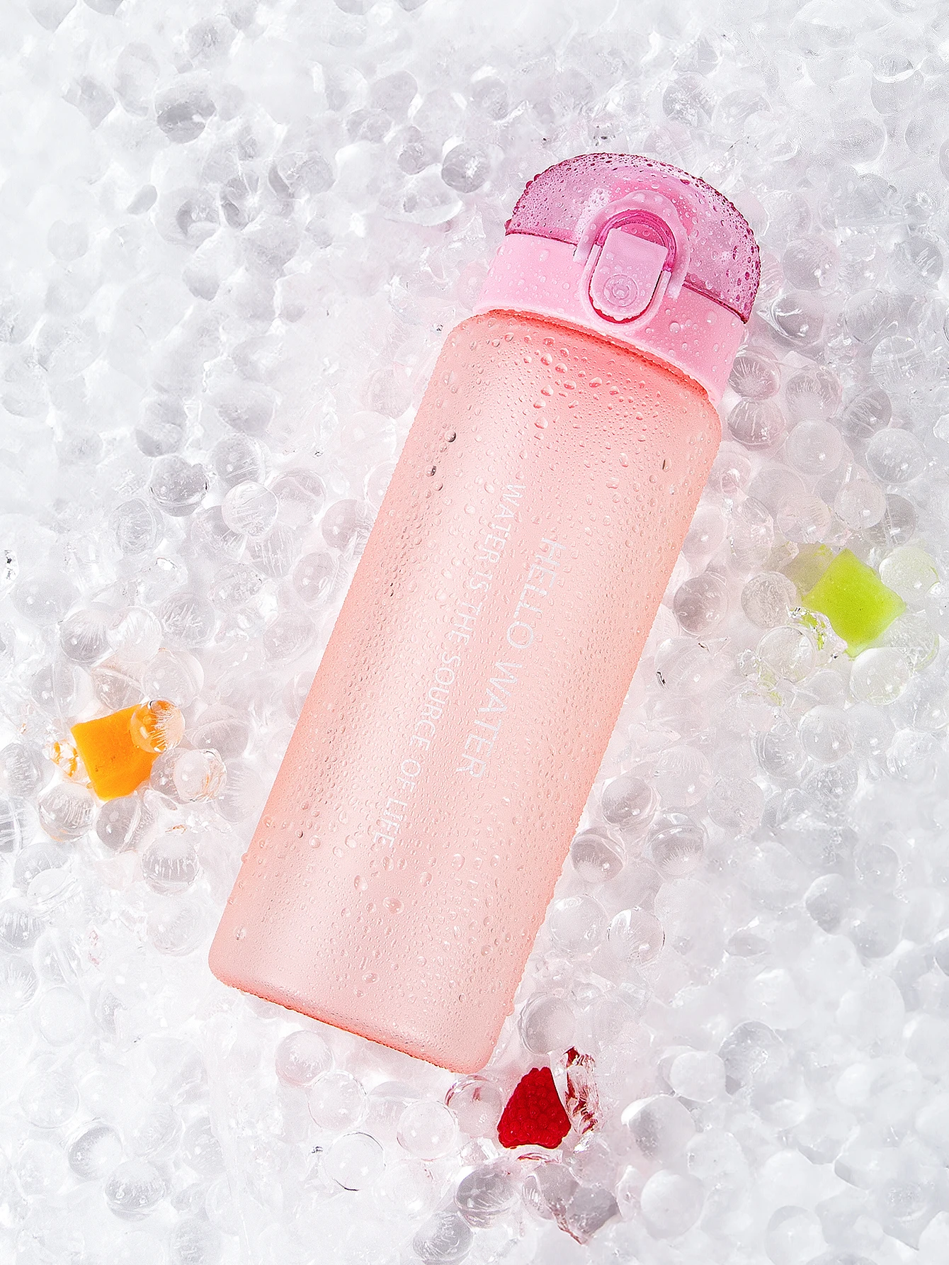 Pink frosted