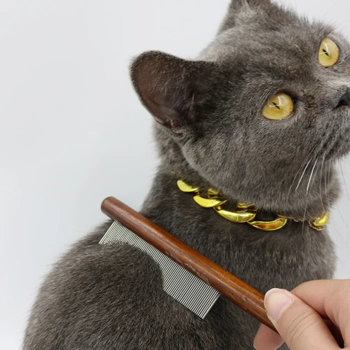 Cat Comb Cat Comb Brush Long Hair Cat Needle Comb Open Knots To Remove - Image 3