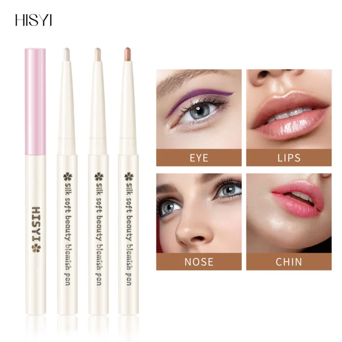 HISYI Two-In-One Lying Silkworm Pen Brightens down Waterproof Sweat-Proof Non-Smudge High-Light 3D Liquid Eyeliner Pen - Image 4