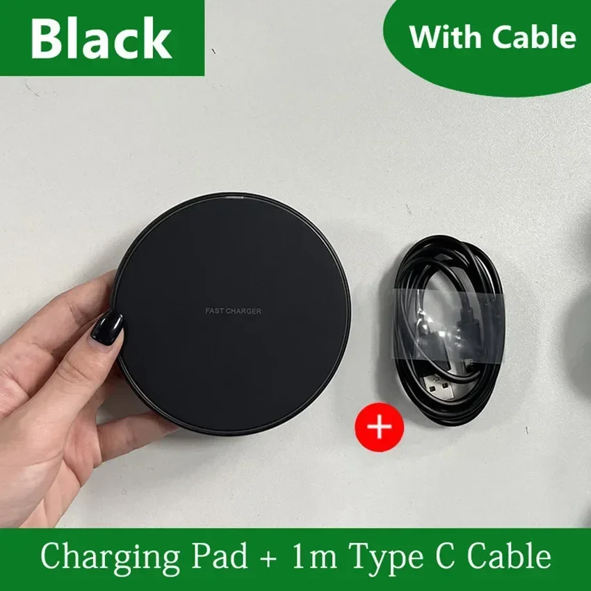Black with cable
