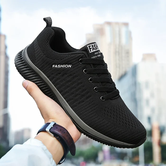 Mens Casual Sneakers Running Shoes Men Lace-up Lightweight Comfortable Breathable - Image 2