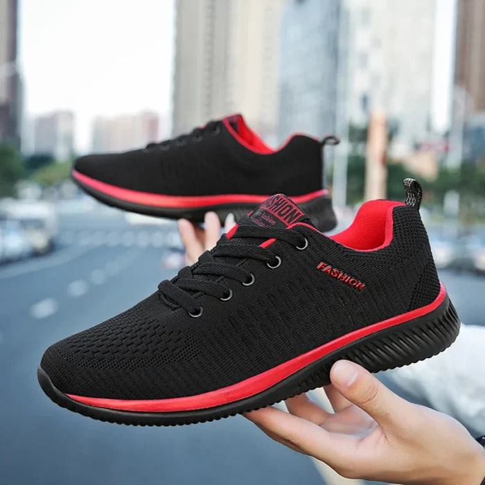 Mens Casual Sneakers Running Shoes Men Lace-up Lightweight Comfortable Breathable