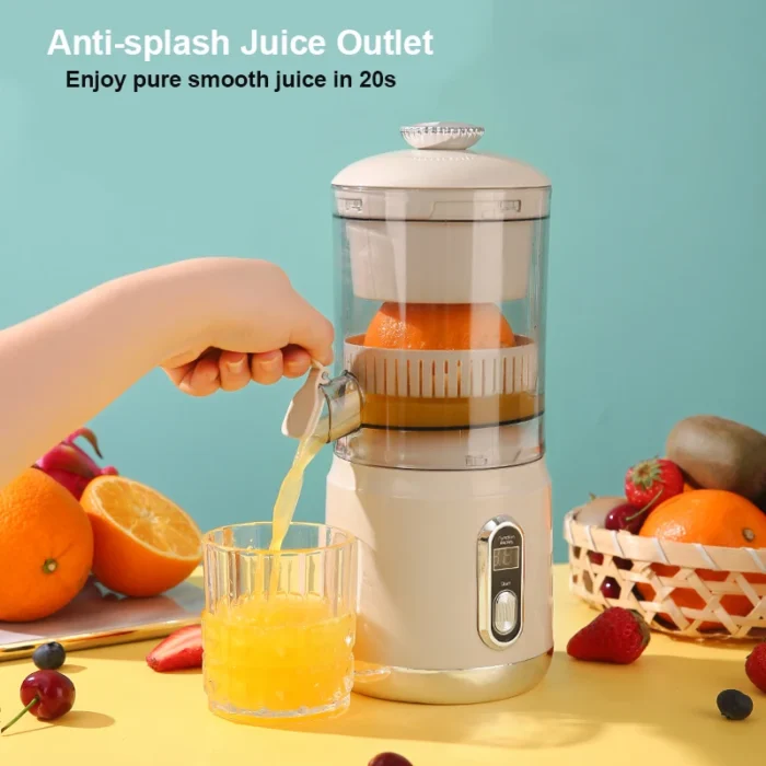 2025 Wireless Portable Electric Juicer 600ml USB Charge Fresh Juice Extractor Citrus Orange Squeezer Machine Smoothie Blender - Image 3