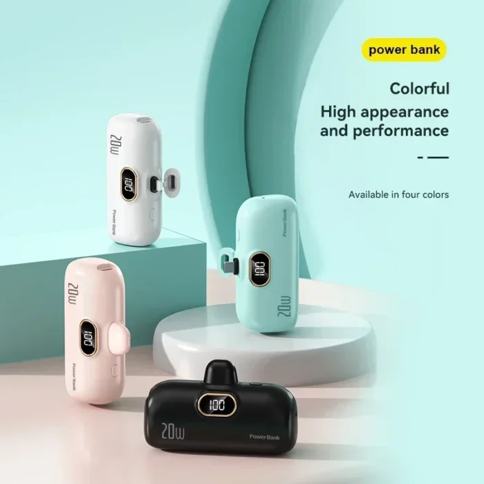 Mini Portable Power Bank 30000mah Capsule Mobile Power Supply Emergency External Battery Fast Charger - Image 5