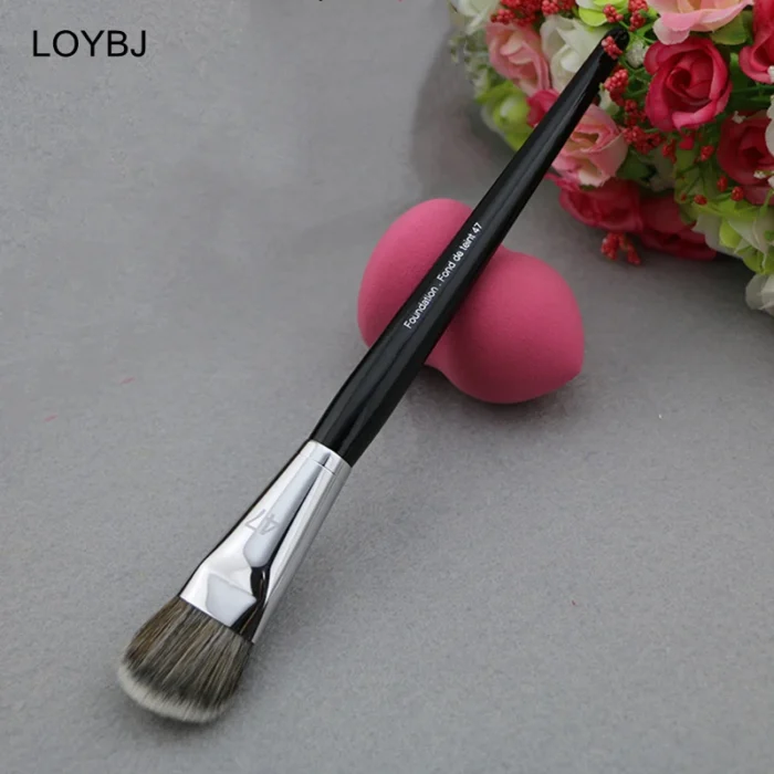 LOYBJ Professional Foundation Brush 47 Broom Head Liquid Foundation Shadow Concealer Brushes - Image 6