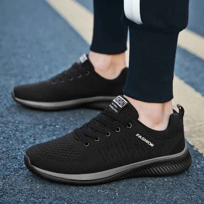 Mens Casual Sneakers Running Shoes Men Lace-up Lightweight Comfortable Breathable - Image 5