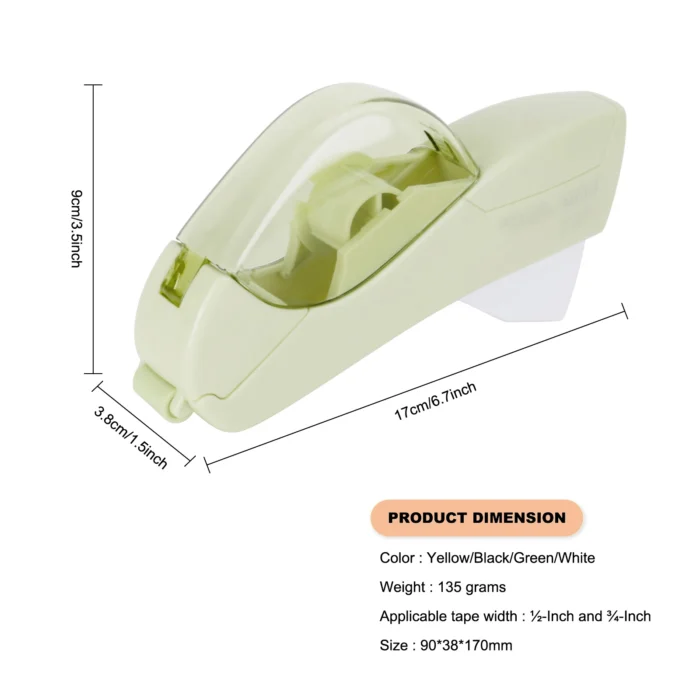 Eagle Automatic Tape Dispenser，With Two Rolls Of Tape，No Battery Required，Perfect For Handwork - Image 2