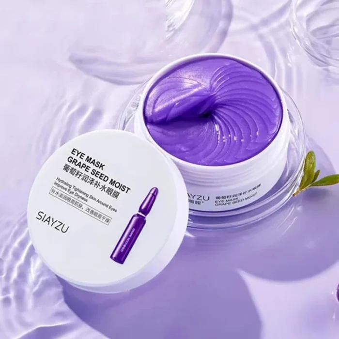 Grape Anti-aging Moisturizing Collagen Eye Mask Anti Dark Circles Dry Eyes Masks Beauty Skin Care Eye Patches 60Pcs - Image 3