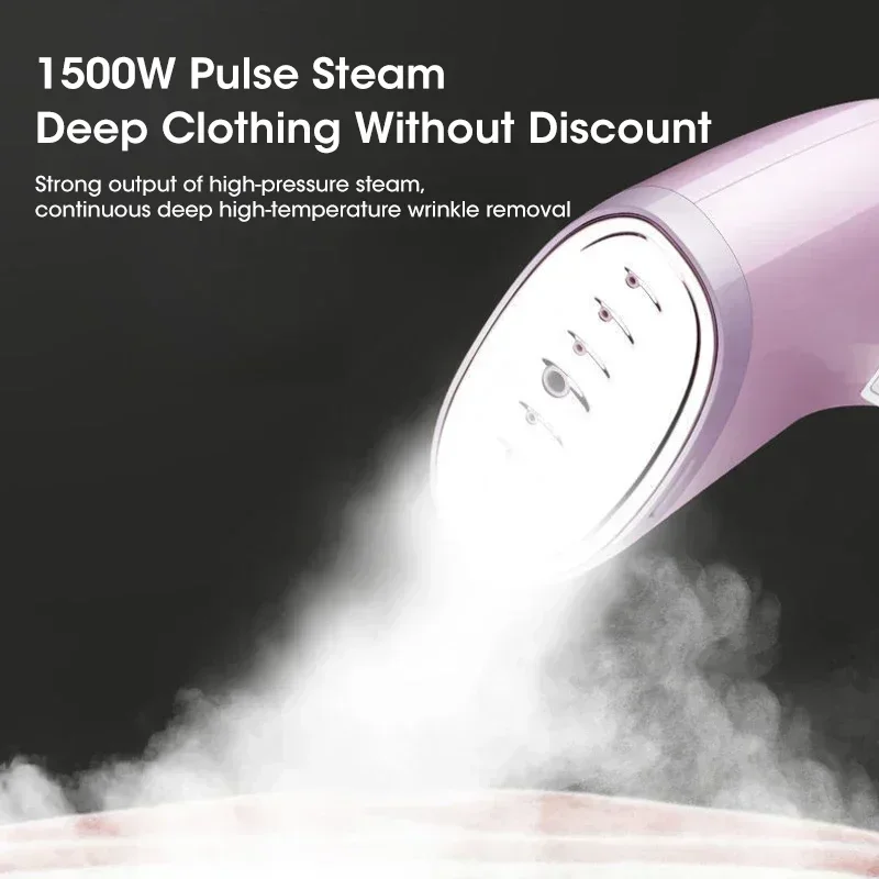 Portable 1500W Handheld Garment Steamer For Clothes 330ml Household Fabric Small Electric Steam Iron Machine - Image 4