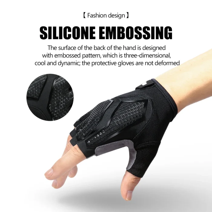 New Half-Finger Men'S And Women'S Cycling Gloves Liquid Silicone - Image 4