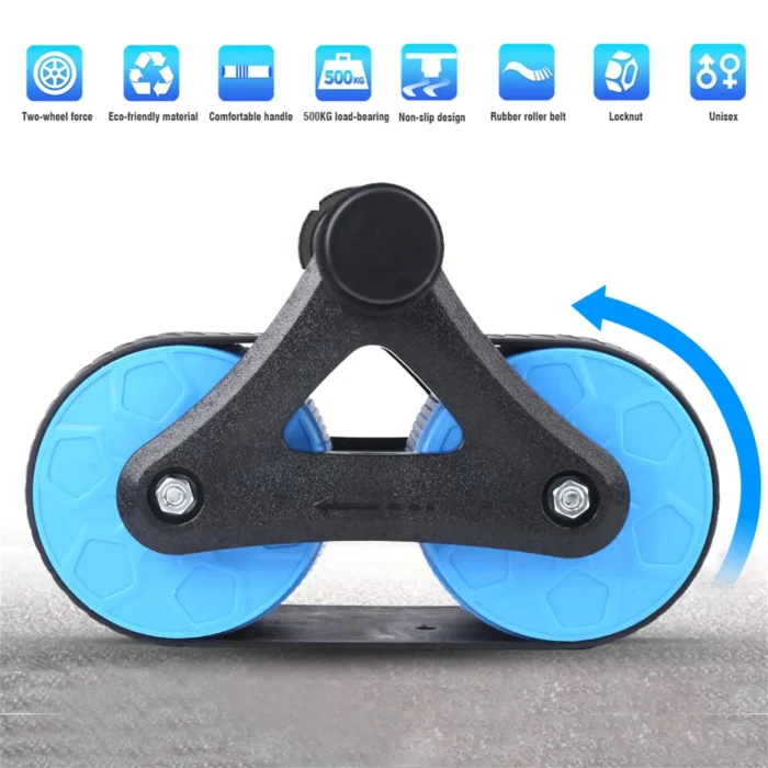Springback Wheels Roller Springback Wheels Roller Domestic Abdominal Exerciser Push‑up Training