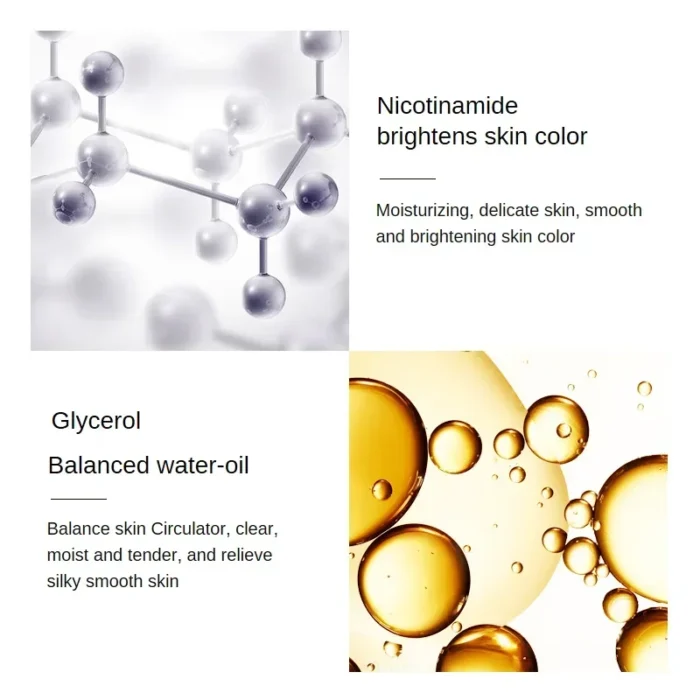 24K Gold Hyaluronic Acid Nicotinamide Face Essence Replenishment Moisturize Shrink Pore Brighten Skin Care Firming Facial serum - Image 6