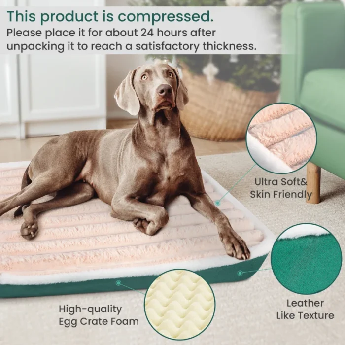 Dog Bed Mat with Zipper Remolvable Elastic Cat Bed for Dog Sleeping Mat - Image 4