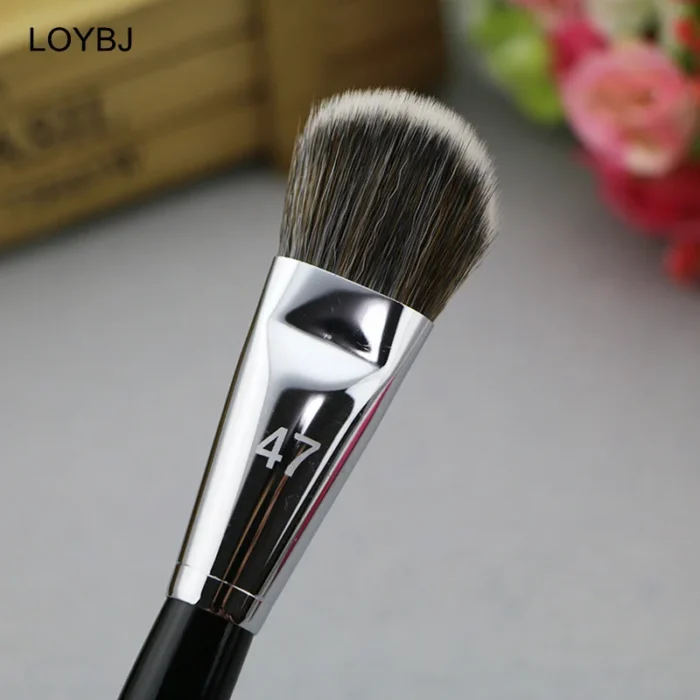 LOYBJ Professional Foundation Brush 47 Broom Head Liquid Foundation Shadow Concealer Brushes - Image 5