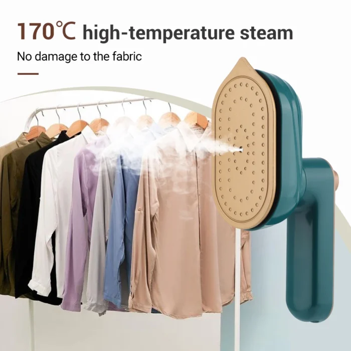 Mini Garment Steamer Steam Iron Handheld Portable Home Travelling For Clothes Ironing Wet Dry Ironing Machine - Image 2